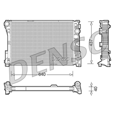 Denso Radiator DRM17045