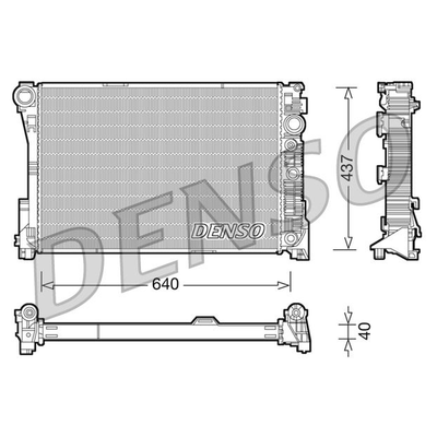 Denso Radiator DRM17046