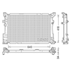Denso Radiator DRM17054 thumbnail