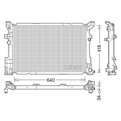 Denso Radiator DRM17054