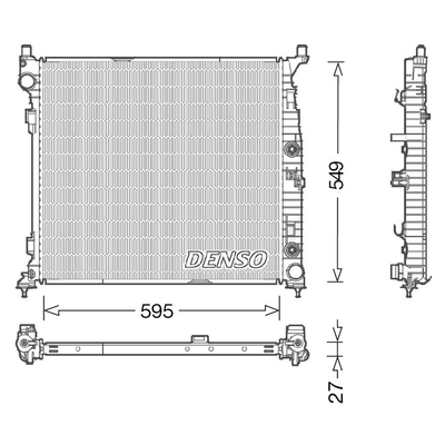 Denso Radiator DRM17055