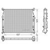 Denso Radiator DRM17056 thumbnail