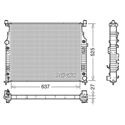 Denso Radiator DRM17056