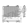 Denso Radiator DRM17072 thumbnail