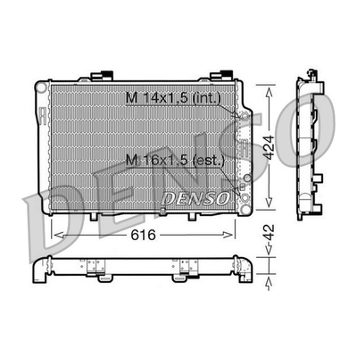 Denso Radiator DRM17073
