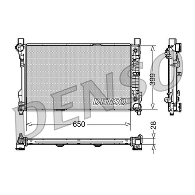 Denso Radiator DRM17079