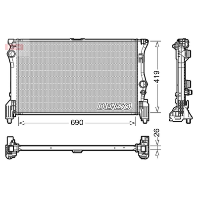 Denso Radiator DRM17112