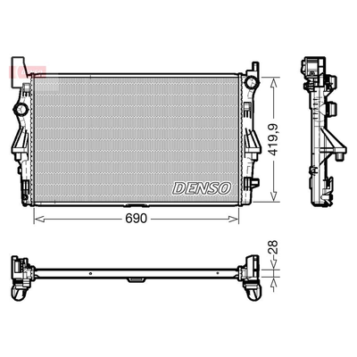 Denso Radiator DRM17113