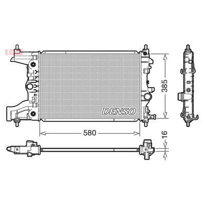 Denso Radiator DRM20005