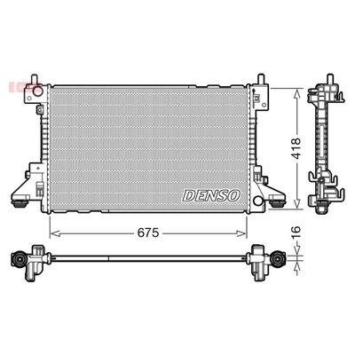 Denso Radiator DRM20006
