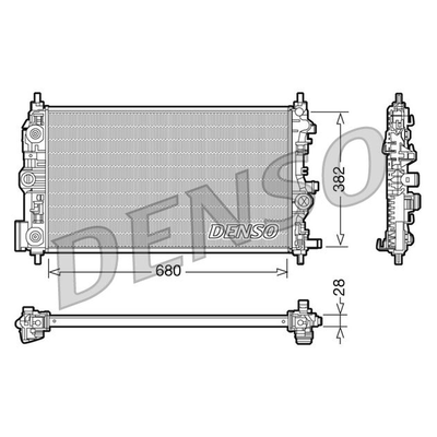 Denso Radiator DRM20009