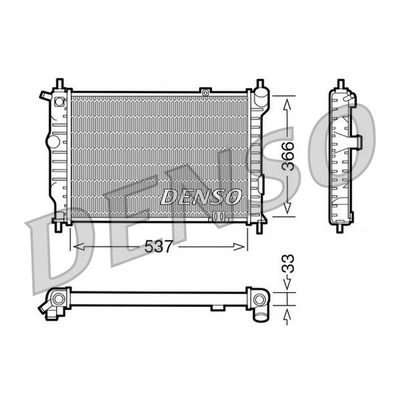 Denso Radiator DRM20010