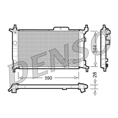 Denso Radiator DRM20015