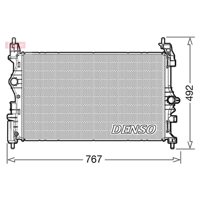 Denso Radiator DRM20019