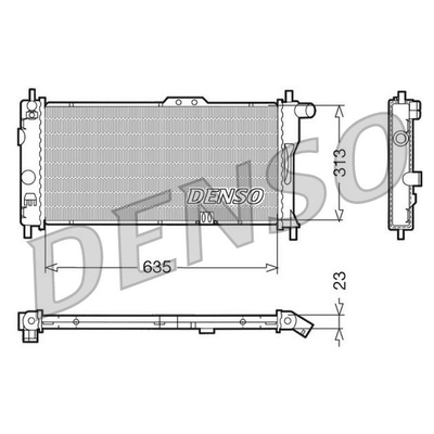 Denso Radiator DRM20032