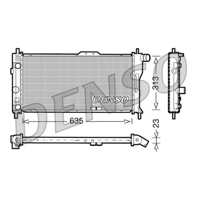 Denso Radiator DRM20034