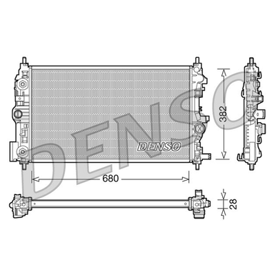 Denso Radiator DRM20079