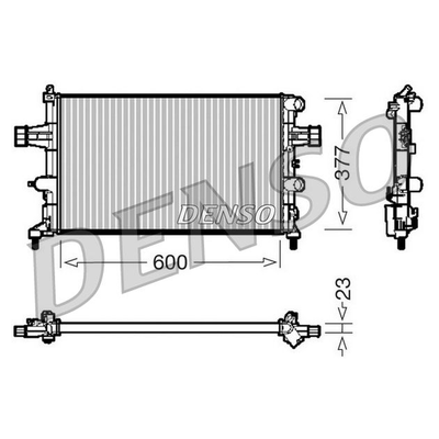 Denso Radiator DRM20081