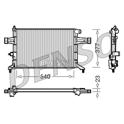 Denso Radiator DRM20082