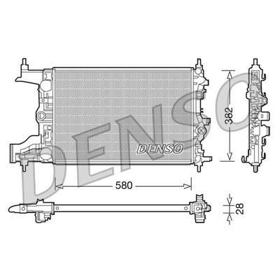 Denso Radiator DRM20098