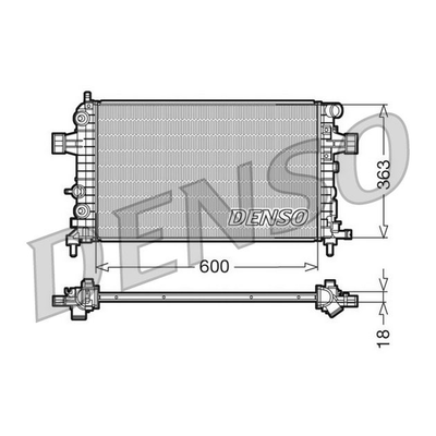 Denso Radiator DRM20101
