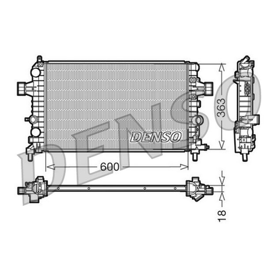 Denso Radiator DRM20103