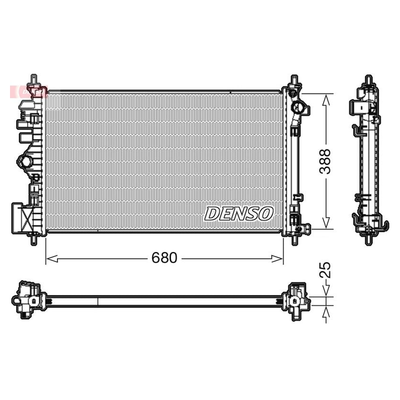 Denso Radiator DRM20107