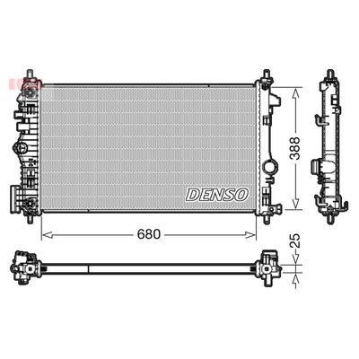 Denso Radiator DRM20108
