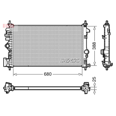 Denso Radiator DRM20109
