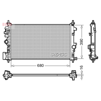 Denso Radiator DRM20110