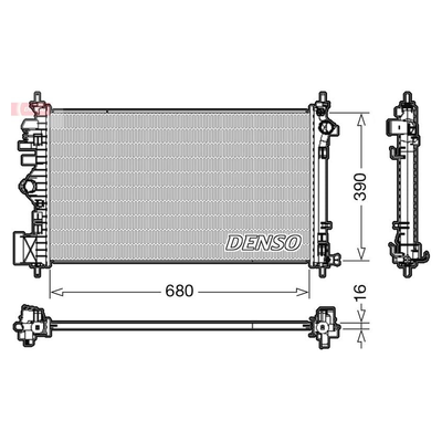 Denso Radiator DRM20111