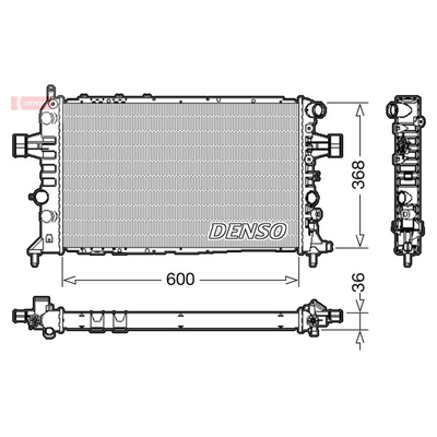Denso Radiator DRM20112