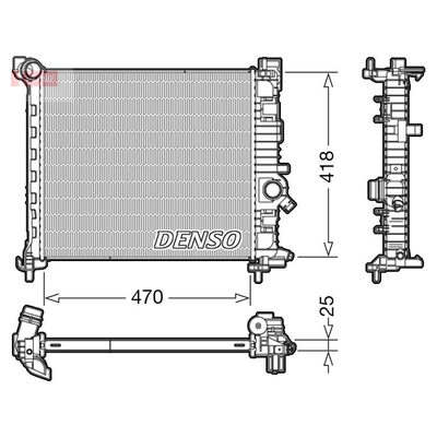 Denso Radiator DRM20114