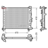 Denso Radiator DRM20115 thumbnail