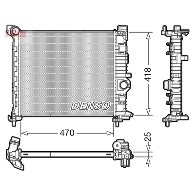 Denso Radiator DRM20115