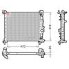 Denso Radiator DRM20116 thumbnail