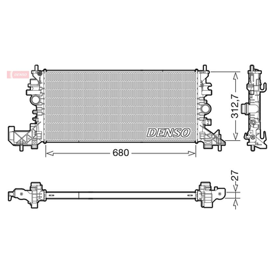 Denso Radiator DRM20118