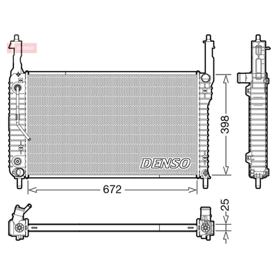 Denso Radiator DRM20123