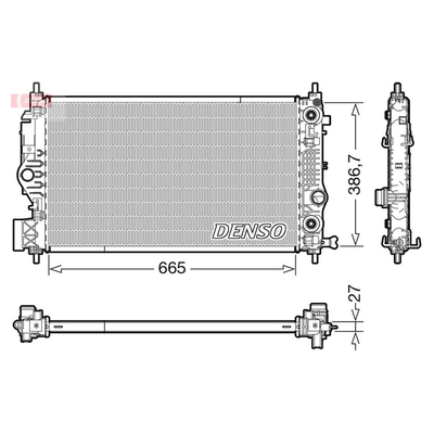 Denso Radiator DRM20126