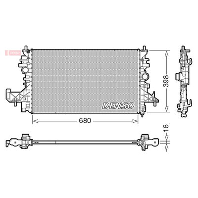 Denso Radiator DRM20128