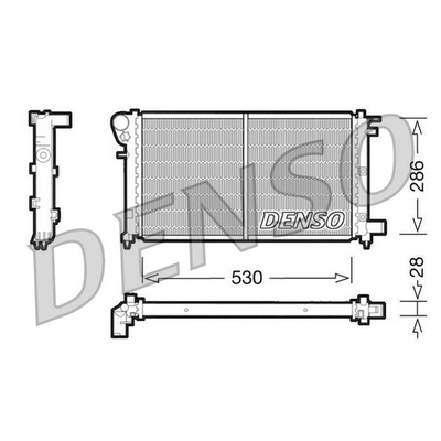 Denso Radiator DRM21002