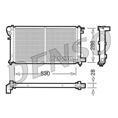 Denso Radiator DRM21004