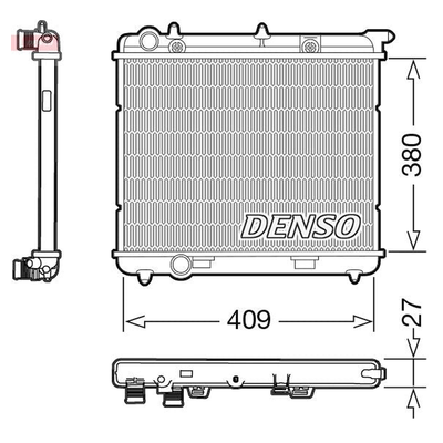Denso Radiator DRM21024
