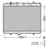 Denso Radiator DRM21055 thumbnail