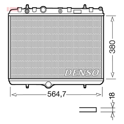 Denso Radiator DRM21055