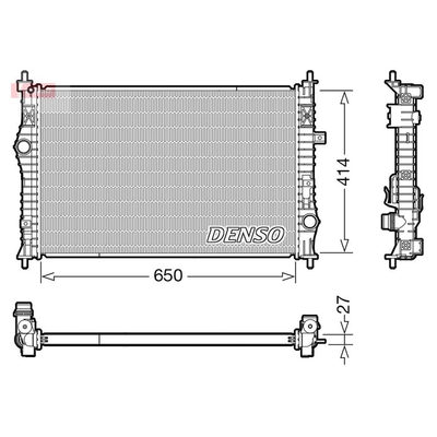 Denso Radiator DRM21104