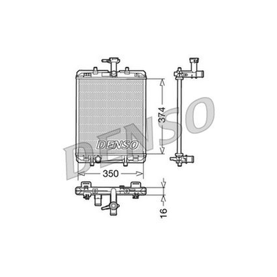 Denso Radiator DRM21602