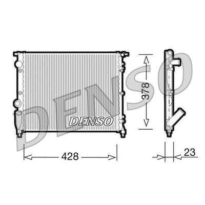 Denso Radiator DRM23001