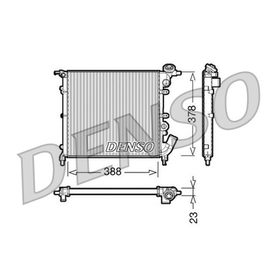 Denso Radiator DRM23002