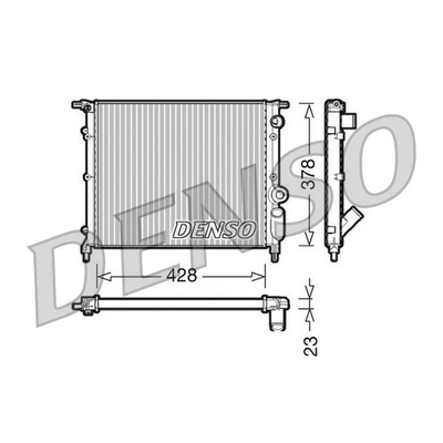 Denso Radiator DRM23004